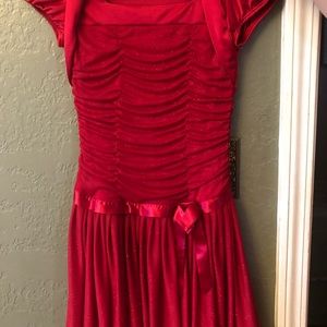 Girls size 12 Red dress